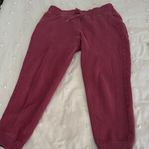 Lululemon maroon studio  Jogger Pants